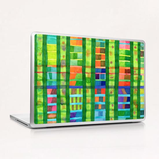Colored Fields With Bamboo  Laptop & iPad Skin by Heidi Capitaine