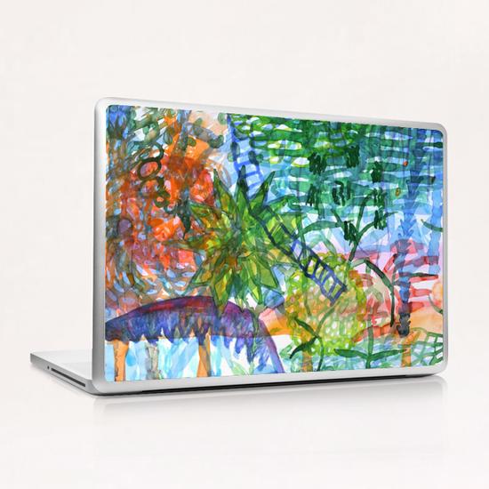 Jungle View With Rope Ladder Laptop & iPad Skin by Heidi Capitaine