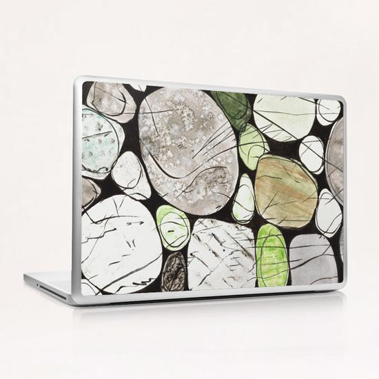 Classical Stones Pattern in High Format Laptop & iPad Skin by Heidi Capitaine