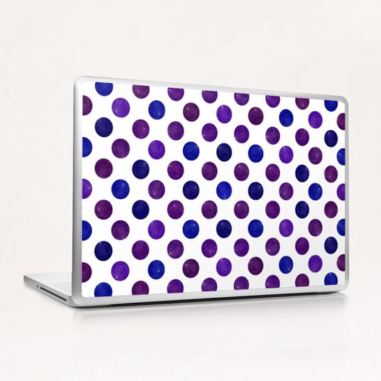 Watercolor Polka Dots  X 0.3 Laptop & iPad Skin by Amir Faysal