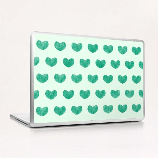 Cute Hearts X 0.3 Laptop & iPad Skin by Amir Faysal