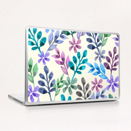 Watercolor Floral X 0.2 Laptop & iPad Skin by Amir Faysal