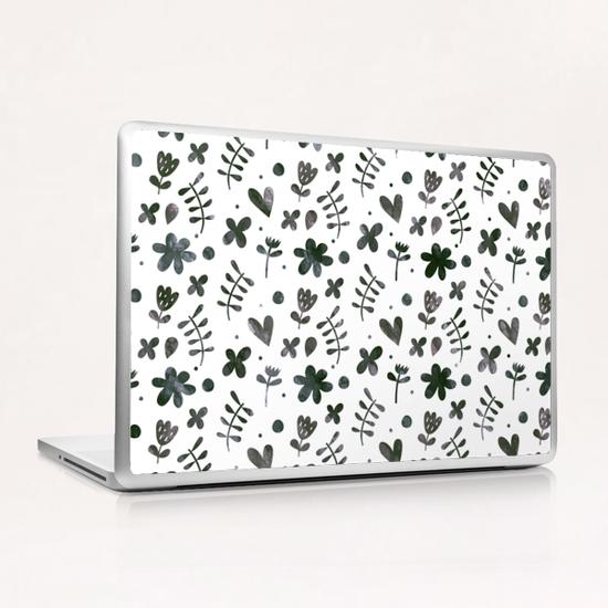 LOVELY FLORAL PATTERN X 0.3 Laptop & iPad Skin by Amir Faysal