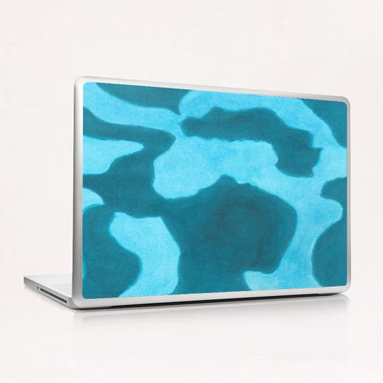 Blue Rising Laptop & iPad Skin by ShinyJill