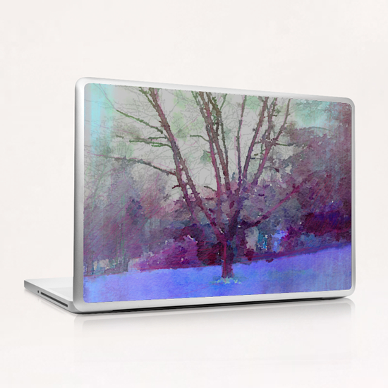 Cerisier en hiver Laptop & iPad Skin by Malixx