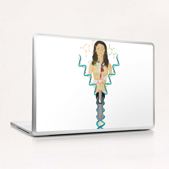 DNA Laptop & iPad Skin by frayartgrafik