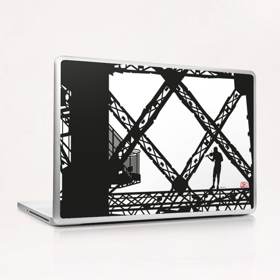 Eiffel tower #5 Laptop & iPad Skin by Denis Chobelet