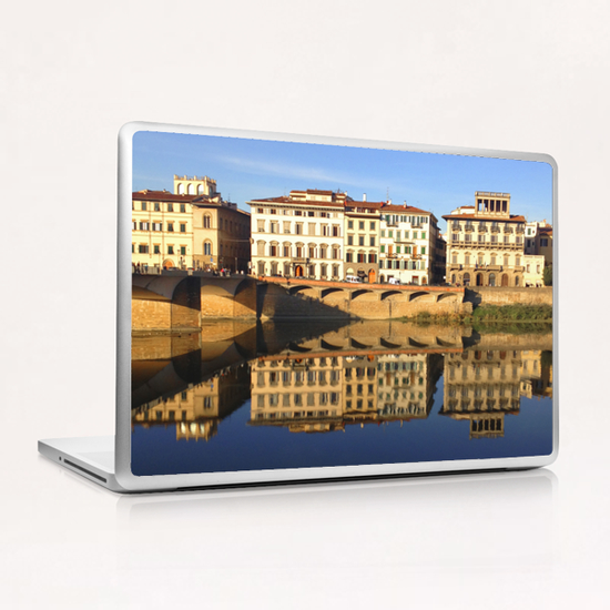 Reflection In Florence Laptop & iPad Skin by Ivailo K