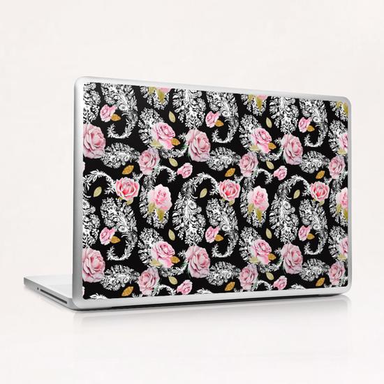 Flowering roses in the paisley Laptop & iPad Skin by mmartabc