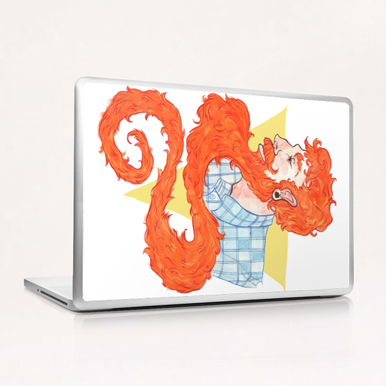 Ginger Boy Laptop & iPad Skin by Alice Holleman