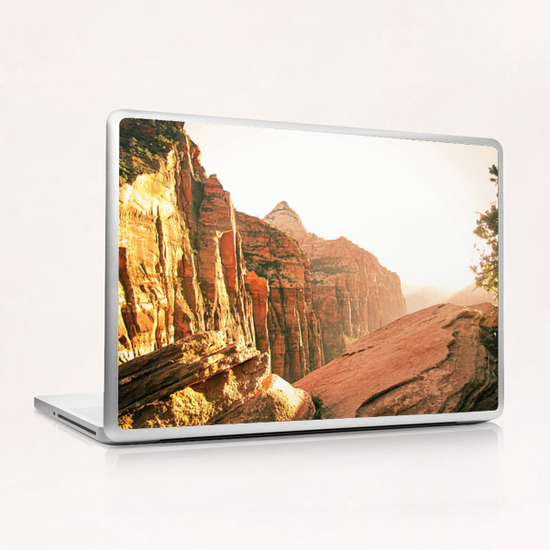 mountain at Zion national park, USA Laptop & iPad Skin by Timmy333