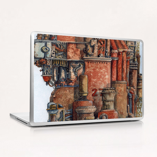 Industrial Revolution Laptop & iPad Skin by Davide Magliacano