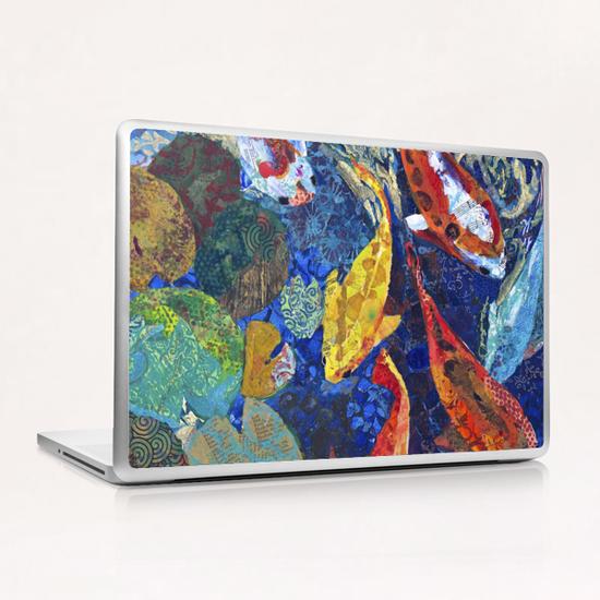 Koi Pond II Laptop & iPad Skin by Elizabeth St. Hilaire