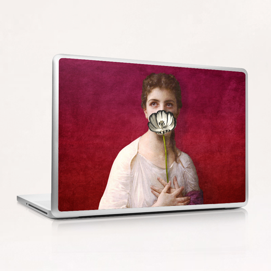 Lady with Tulip Laptop & iPad Skin by DVerissimo