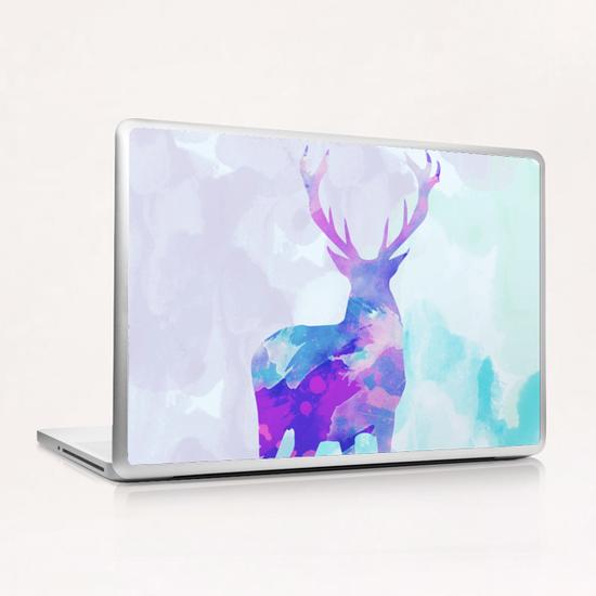 Abstract Deer X Laptop & iPad Skin by Amir Faysal