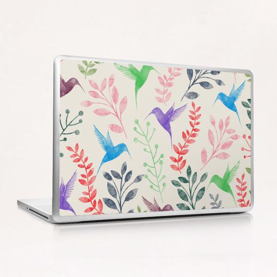 Floral and Birds Laptop & iPad Skin by Amir Faysal