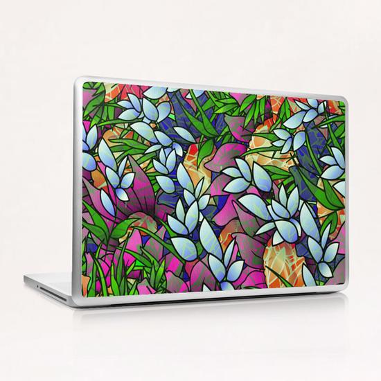 Floral Abstract Artwork G464 Laptop & iPad Skin by MedusArt