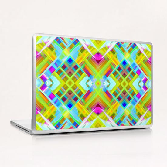 Colorful digital art splashing G471 Laptop & iPad Skin by MedusArt