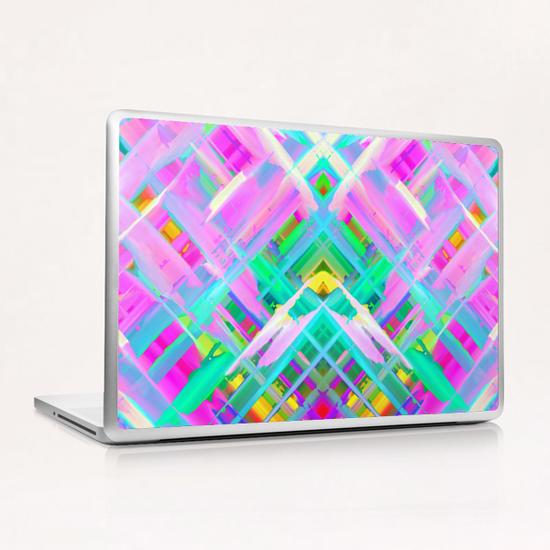 Colorful digital art splashing G473 Laptop & iPad Skin by MedusArt