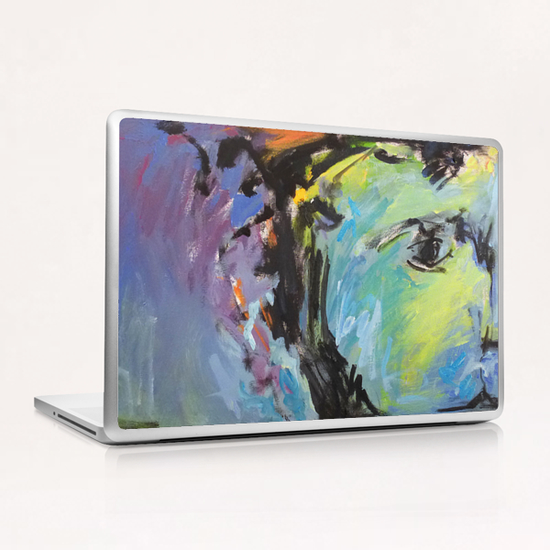 Lion Diptych - Left Laptop & iPad Skin by Georgio Fabrello