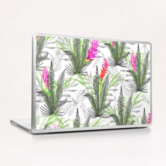 Nature pattern with dragonflies Laptop & iPad Skin by mmartabc