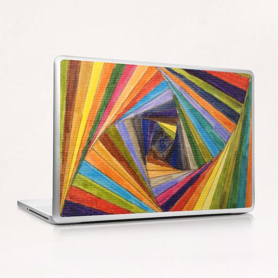 Rainbow Square Laptop & iPad Skin by Vic Storia