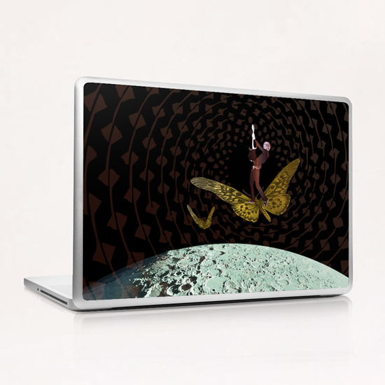 Rock the Moon Laptop & iPad Skin by tzigone