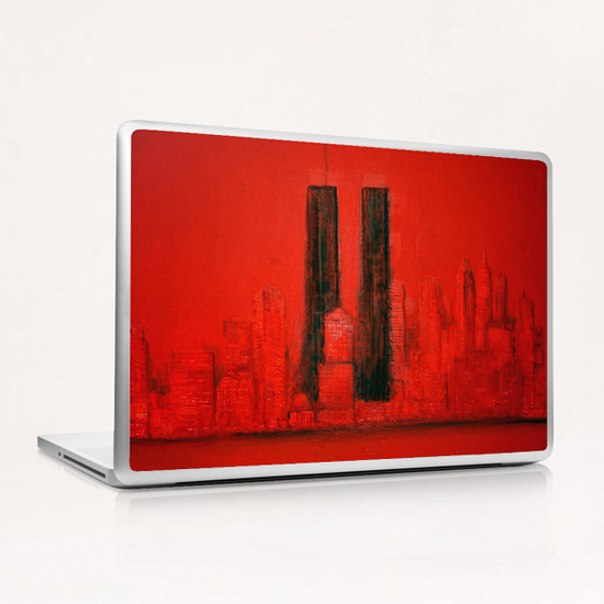 Twin Towers Laptop & iPad Skin by di-tommaso
