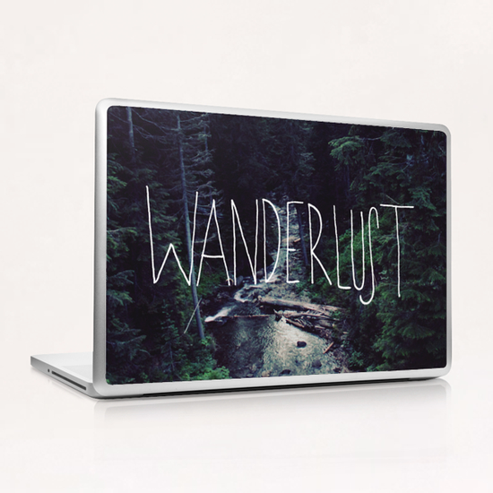 Wanderlust Rainier Creek Laptop & iPad Skin by Leah Flores