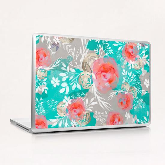 Watercolor Flourish Laptop & iPad Skin by mmartabc