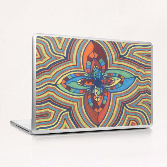 Zany Flower Laptop & iPad Skin by ShinyJill