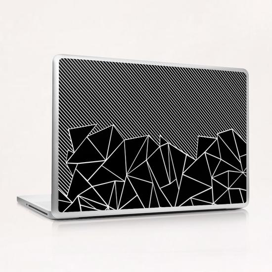 Ab Lines 45 Black Laptop & iPad Skin by Emeline Tate