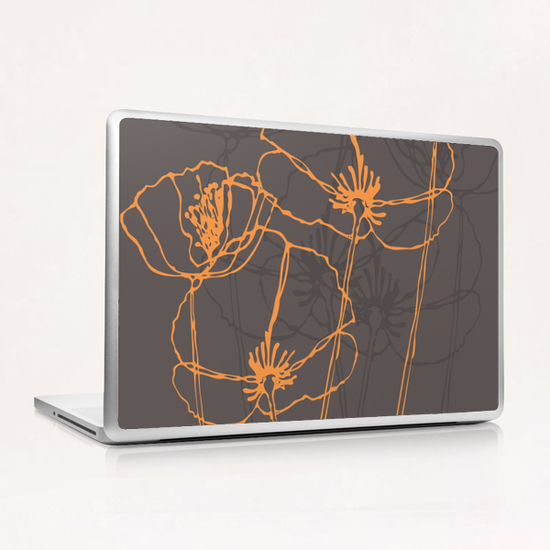 American Poppies 2 Laptop & iPad Skin by Vic Storia