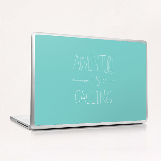 Adventure is Calling Laptop & iPad Skin by Leah Flores