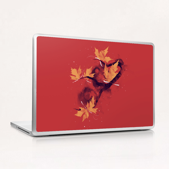 Autumn Butterflies Laptop & iPad Skin by Tobias Fonseca