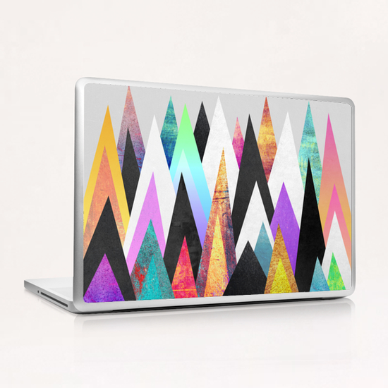 Colorful Peaks Laptop & iPad Skin by Elisabeth Fredriksson