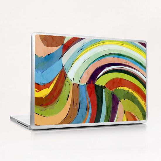 Color Wave Laptop & iPad Skin by Vic Storia
