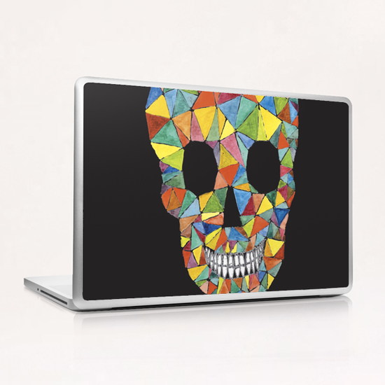 Rainbow Skull Laptop & iPad Skin by Malixx