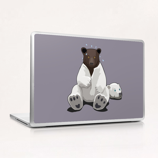Fake Bear Laptop & iPad Skin by Alex Xela