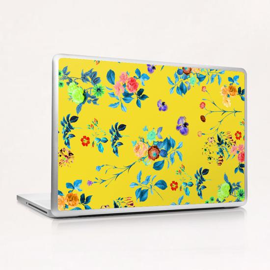 Floral Shower II Laptop & iPad Skin by Uma Gokhale