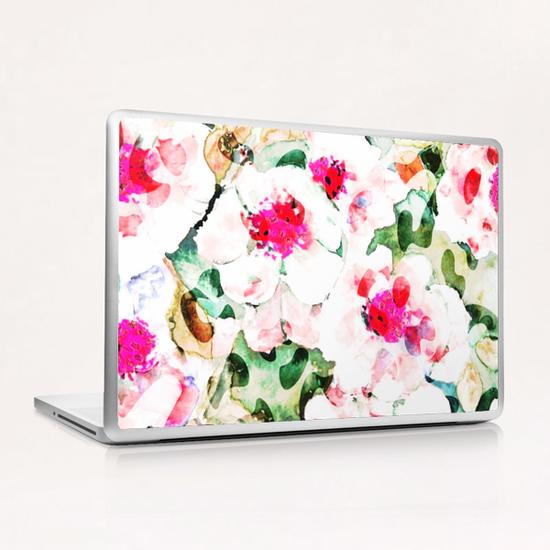 Flower Love Laptop & iPad Skin by Uma Gokhale
