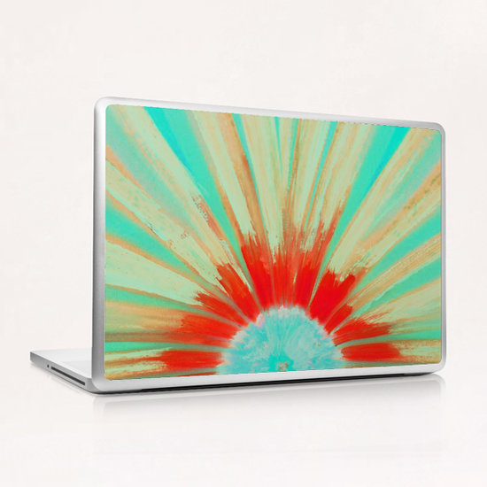 Negative Flower Vortex Laptop & iPad Skin by tzigone