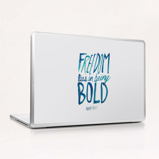 Freedom Bold Laptop & iPad Skin by Leah Flores