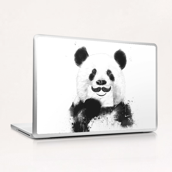 Funny panda Laptop & iPad Skin by Balazs Solti