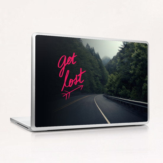 Get Lost Laptop & iPad Skin by Leah Flores