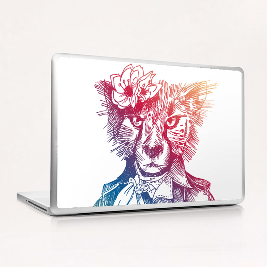 Cute Cheetah Laptop & iPad Skin by Georgio Fabrello
