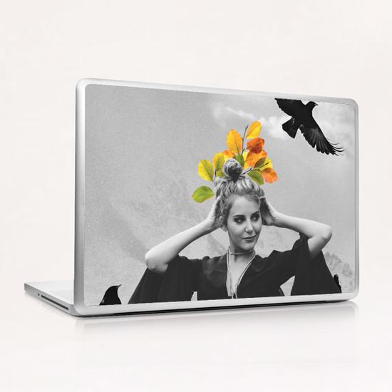 CROW GIRL Laptop & iPad Skin by GloriaSanchez