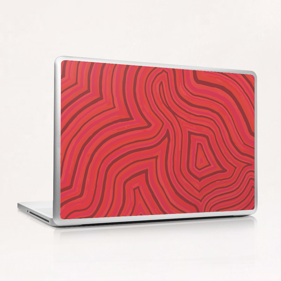 Red Color Burst Laptop & iPad Skin by ShinyJill
