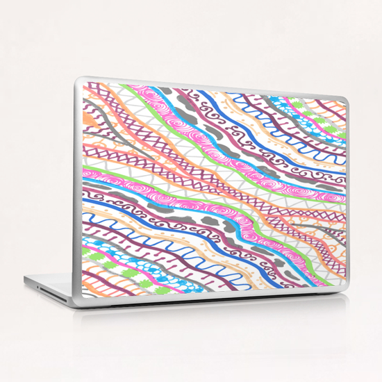 Mirrored Patterns Laptop & iPad Skin by ShinyJill