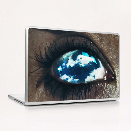 Ojos color cielo Laptop & iPad Skin by Seamless